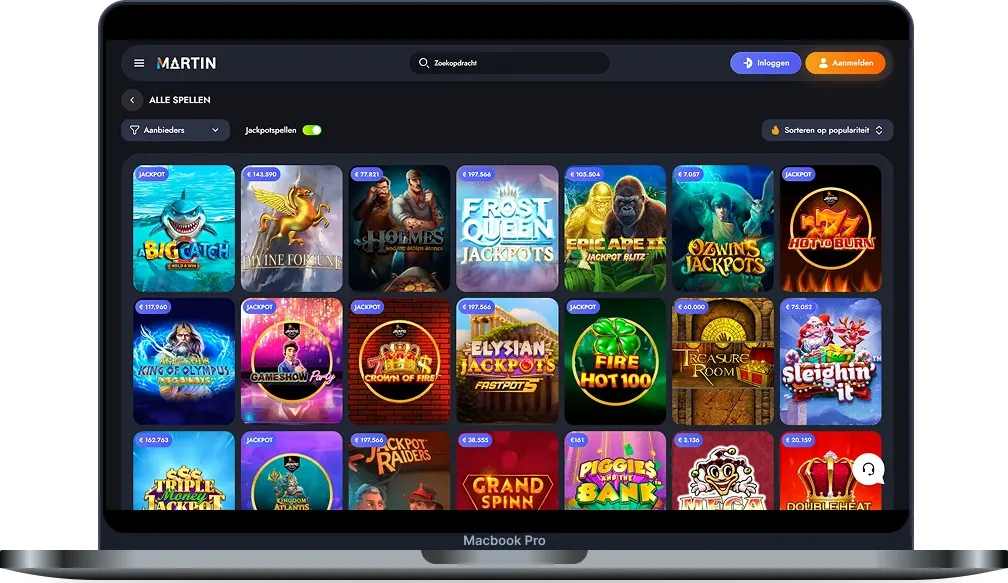 Martin Casino Jackpot Games