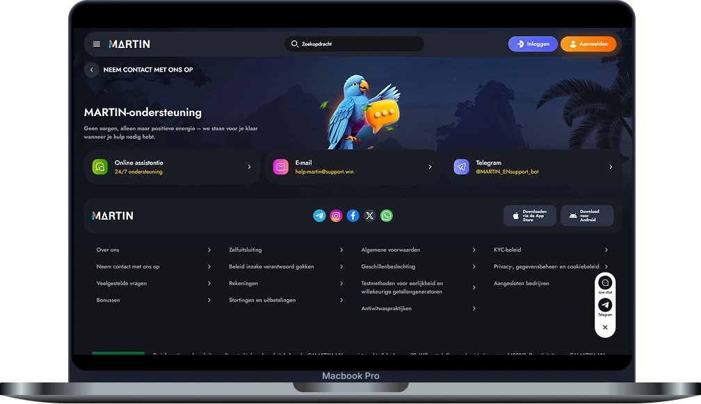 Martin Casino Klantenservice